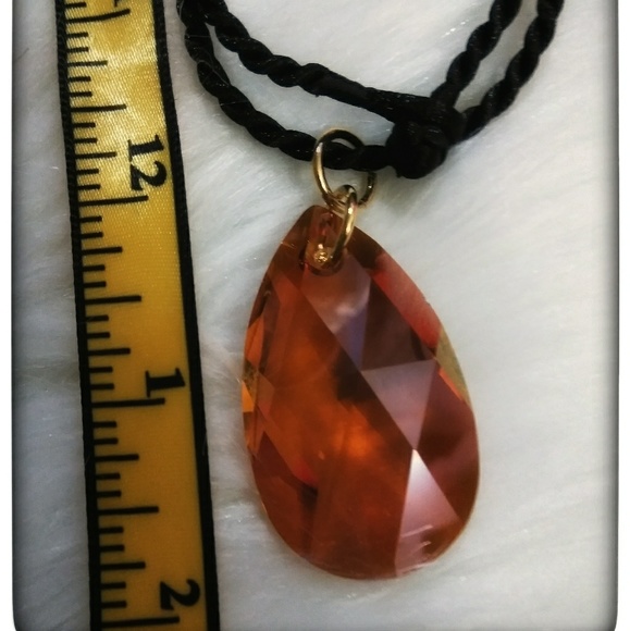 Swarovski Crystal Teardrop & Gold Plated - Picture 3 of 6